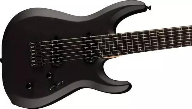 Электрогитара Jackson - Pro Plus Series Dinky Modern - Electric Guitar - MDK7 HT - Ebony Fingerboard - Satin Black - w/ Gig Bag