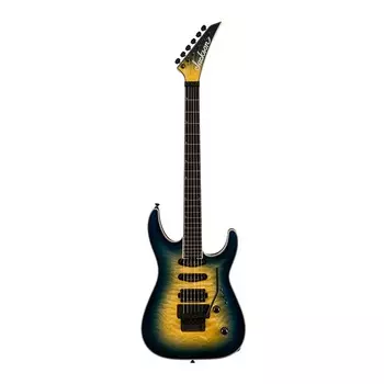 Электрогитара Jackson Pro Plus Series Soloist SLA3Q 6-String Six-Ply Arched Top Okoume Soloist Body, Quilt Maple Top, Ebony Fingerboard Electric Guitar