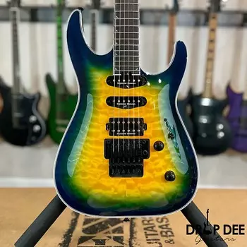Электрогитара Jackson Pro Plus Series Soloist SLA3Q Electric Guitar w/ Bag-Amber Blue Burst