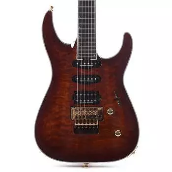 Электрогитара Jackson Pro Plus Series Soloist SLA3Q Amber Tiger Eye