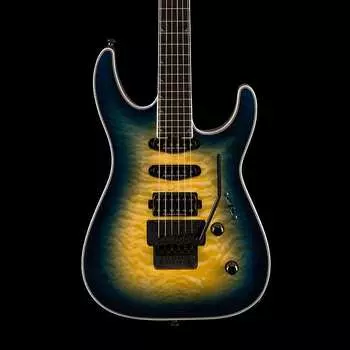 Электрогитара Jackson Pro Plus Series Soloist SLA3Q Amber Blue Burst with Gig Bag