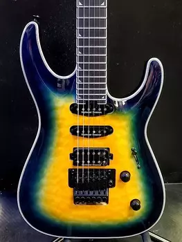 Электрогитара Jackson Pro Plus Series Soloist SLA3Q Amber Blue Burst - FREE Pro Set up