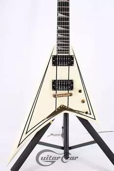 Электрогитара Jackson Pro Rhoads RRT-3 Ivory Black Pin Stripes