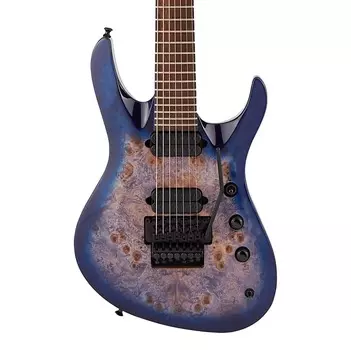 Электрогитара Jackson Pro Series Chris Broderick Signature Soloist 7P 2021 - Present - Transparent Blue