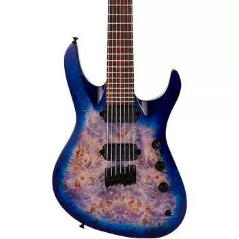 Электрогитара Jackson Pro Series Signature Chris Broderick Soloist HT7P 7 String Electric Guitar Transparent Blue