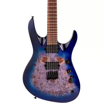 Электрогитара Jackson Pro Series Signature Chris Broderick Soloist HT6P, прозрачная синяя