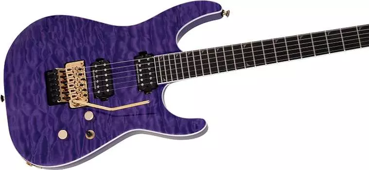 Электрогитара Jackson Pro Series Soloist SL2Q MAH, Ebony Fingerboard, Transparent Purple