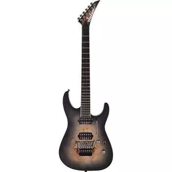 Электрогитара Jackson Pro Soloist SL2P MAH Electric Guitar, Ebony Fingerboard, Transparent Black Burst