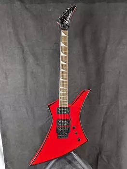 Электрогитара Jackson X Series Kelly KEX Ferrari Red w/ Black Bevels Electric Guitar