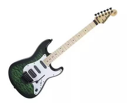 Электрогитара Jackson X Series SDXQM Adrian Smith Signature FR HSS Trans Green Electric Guitar
