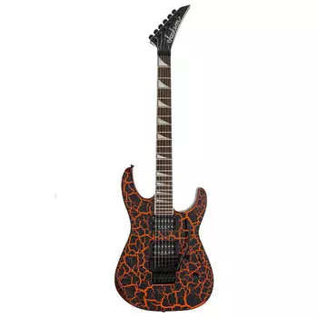 Электрогитара Jackson X Series SLX Crackle Soloist 2019 - 2020 - Orange Crackle