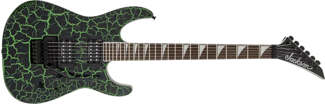 Электрогитара Jackson X Series Soloist SLX Crackle, Laurel Fingerboard, Green Crackle Green Crackle