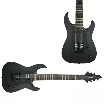 Электрогитара JS Series Dinky Arch Top JS22-7 DKA HT Amaranth Fingerboard Satin Black