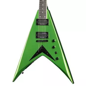 Электрогитара Kramer Dave Mustaine Signature Vanguard Rust in Peace Guitar w/ Seymour Duncan Pickups - Alien Tech Green