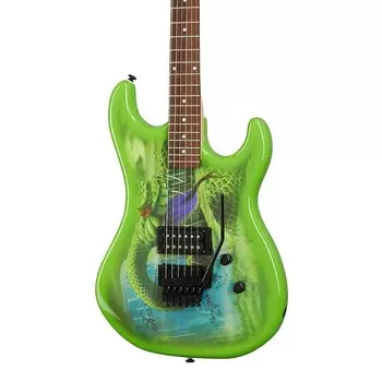 Электрогитара Kramer Snake Sobo Baretta Electric Guitar in Snake Green