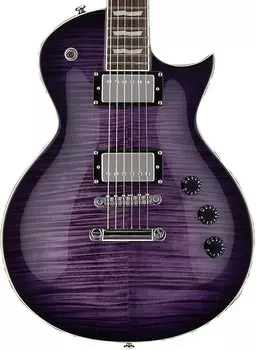 Электрогитара LTD by ESP Eclipse EC-256 FM See Thru Purple Sunburst Single Cut Electric Guitar