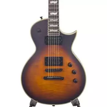 Электрогитара LTD EC-1000T CTM Flame Maple Electric Guitar - Tobacco Sunburst Satin