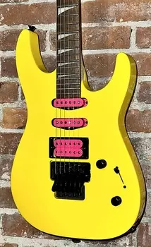 Электрогитара New,2023 Jackson X Series DK3XR HSS Dinky Caution Yellow, Help Support Small Business & Buy It Here !
