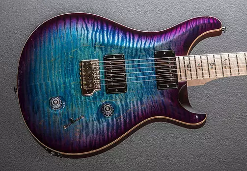 Электрогитара Paul Reed Smith Custom 22 Wood Library Limited - Aquableux Purple Burst w/Swamp Ash