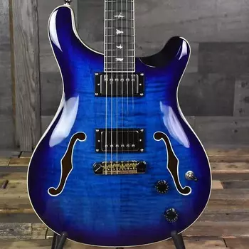 Электрогитара Paul Reed Smith Hollowbody II - Faded Blue Burst with Hard Shell Case SN:3955