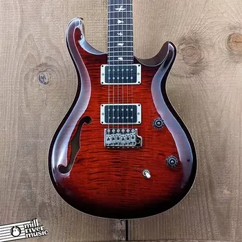 Электрогитара Paul Reed Smith PRS CE 24 Semi-Hollow Electric Guitar Fire Red Burst w/ Gig Bag