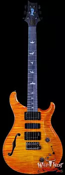 Электрогитара Paul Reed Smith PRS Private Stock Limited Edition Special Semi-Hollow Black Limba Back & Neck Ziricote Board Citrus Glow