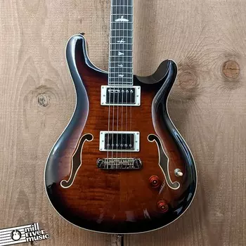 Электрогитара Paul Reed Smith PRS SE Hollowbody II Electric Guitar Black Gold Sunburst w/ HSC