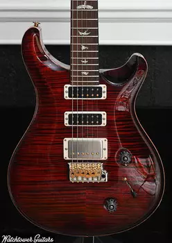 Электрогитара Paul Reed Smith PRS Studio Wood Library 10 Top, Brazilian Board, Korina, Fire Red Burst
