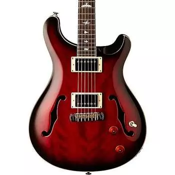 Электрогитара Paul Reed Smith SE Hollowbody, Fire Red Burst