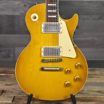 Электрогитара Pre-Owned Gibson LP Custom 58 Murphy Lab - Heavy Aged Lemon Burst with Hard Shell Case