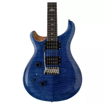 Электрогитара PRS 2023 SE Custom 24 Lefty, выцветшая синяя с сумкой для переноски