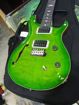 Электрогитара PRS CE24 Semi Hollowbody 2023 - Eriza Verde 85/15's W/Gig Bag Pattern Thin