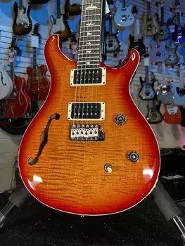Электрогитара PRS CE 24 Semi-Hollow Electric Guitar - Dark Cherry Sunburst Free Shipping Authorized Dealer! 202 GET PLEK’D!