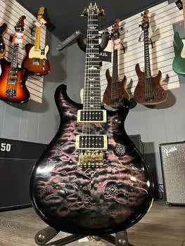 Электрогитара PRS Custom 24 Quilted 10 top Maple Neck Faded Violet Free Shipping & Hard Case