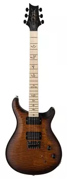 Электрогитара PRS Dustie Waring DW CE 24 Hardtail Limited Edition Electric Guitar - Burnt Amber Smokeburst