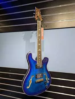 Электрогитара PRS H2ECBDC SE Hollowbody II DC Faded Blue Burst