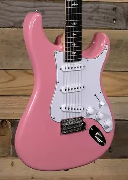 Электрогитара PRS John Mayer Silver Sky Roxy Pink Satin с чехлом и грифом из палисандра John Mayer Silver Sky Electric Guitar Satin w/ Gigbag & Rosewood Fretboard