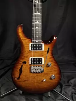 Электрогитара PRS Paul Reed Smith CE 24 Semi-Hollow Electric Guitar - Faded Black Amber