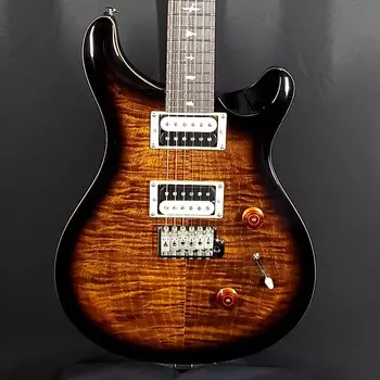 Электрогитара PRS Paul Reed Smith SE Custom 24 Black Gold Sunburst #528 Paul Reed Smith SE Custom 24 Black Gold Sunburst Electric Guitar #528