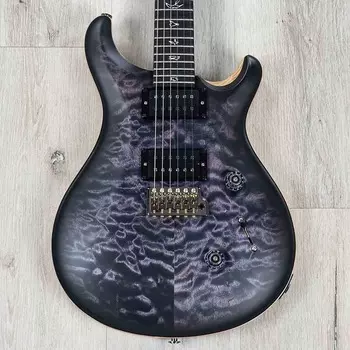 Электрогитара PRS Paul Reed Smith Wood Library Custom 24 Guitar, Ash & Flame Neck, Purple Mist