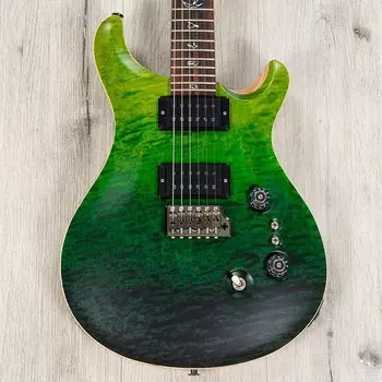 Электрогитара PRS Paul Reed Smith Wood Library Custom 24-08 Guitar, Cocobolo Fretboard, Rosewood Neck, Green Fade