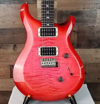 Электрогитара PRS S2 10th Anniversary Custom 24, Bonnie Pink Cherry Burst, w/Gig Bag, 275