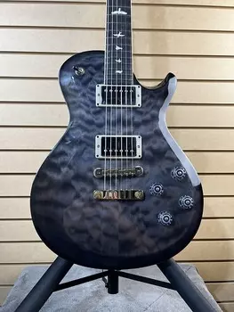 Электрогитара PRS S2 McCarty 594 Singlecut Quilt Top - Custom Color Black w/Gig Bag & PLEK*D #004
