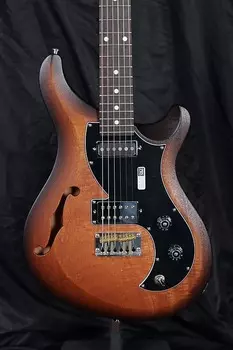 Электрогитара PRS S2 Vela Semi-Hollow Satin - McCarty Tobacco Sunburst
