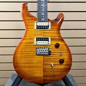 Электрогитара PRS SE Custom 24-08 - Vintage Sunburst с сумкой для переноски и PLEK*D #633