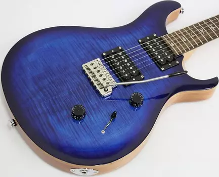Электрогитара PRS SE Custom 24 2022 года, цвет Faded Blue Burst