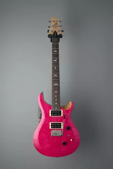 Электрогитара PRS SE Custom 24 Electric Guitar -7.5LBS Bonnie Pink with Natural Back