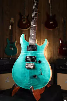 Электрогитара PRS SE Custom 24 - Flamed Maple Turquoise 0038