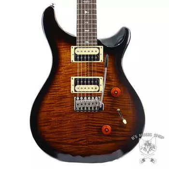 Электрогитара PRS SE Custom 24 in Black Gold Sunburst w/Gig Bag