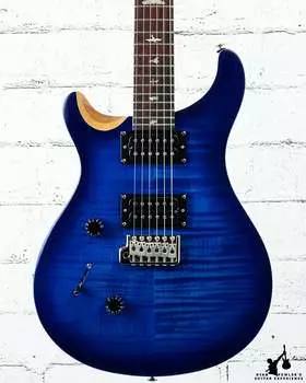 Электрогитара PRS SE Custom 24 Left Handed Faded Blue Burst w/ Bag